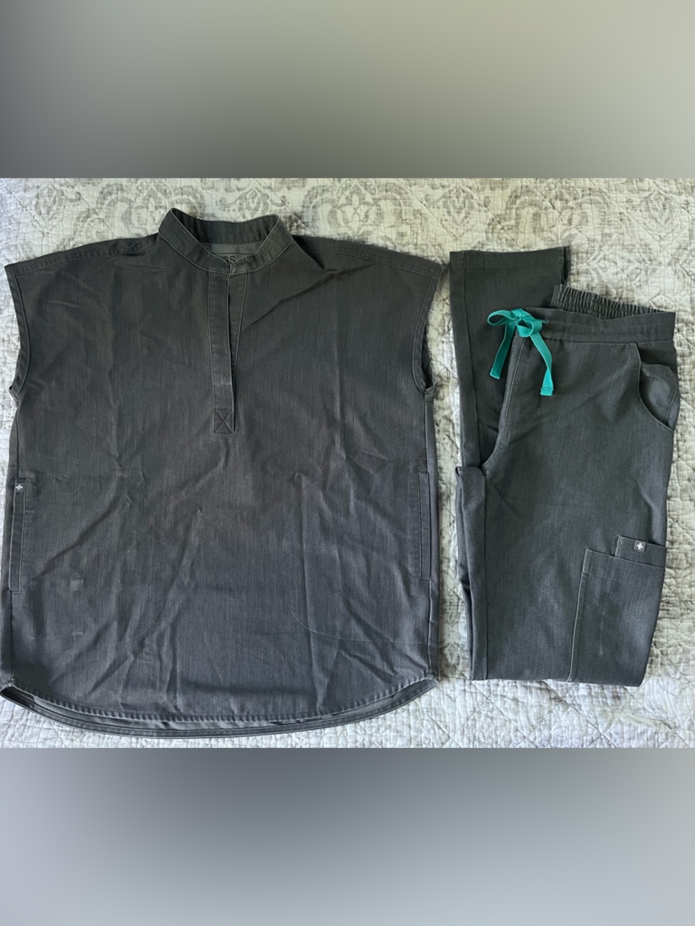 Figs Graphite Scrub Set XXS Rafaela XXS Tall Yola